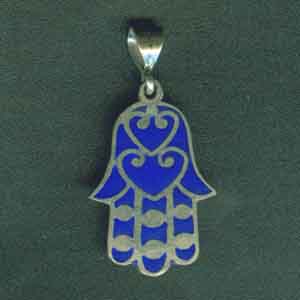 Hamsa silver pendant (SP025)